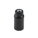 Porta-lâmpadas em baquelite liso para E-14, em negro, da