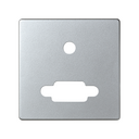 Placa para conector VGA + Mini-jack aluminio frío Simon 82 Detail