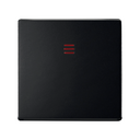 Tecla individual con visor para mecanismos S.75 negro mate Simon 82 Concept
