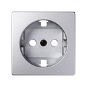 Pre-assembled Schuko Socket 16 A 250V~ with Screw System Aluminium Simon 82 Concept