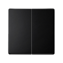 Double touche pour mécanismes doubles noir mat Simon 82 Concept