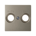 Cover for R-TV+SAT Inductive Sockets Champagne Simon 82 Concept