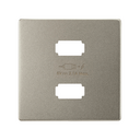 Cover for USB Charger 2 Connectors 5Vdc 2.1A Champagne Simon 82 Concept