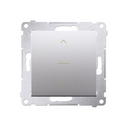 Interrupteur volet roulant 3 positions aluminium Simon 54
