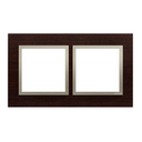 Cadre 2 éléments bois or wenge Simon 54 Nature
