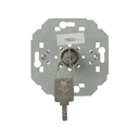 2-way switch with key 5A 250V~ 2 positions (key removable in both positions) and welding terminal connection system