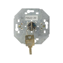 2-way switch with key 5A 250V~ 2 positions with latching (key cannot be removed in terminals 3 and 4). Welding terminal connection