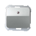 2-way switch for card with 2 micro switch and light indicator 250V~ aluminium Simon 75