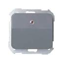 2-way switch for card with 2 micro switch and light indicator 250V~ grey Simon 75