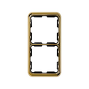 Frame for 2 elements gold Simon 75