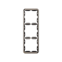 Frame for 3 elements chrome Simon 75