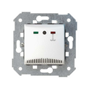 Flood detector for flush mounting with LED service status indicator white