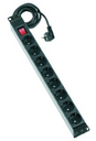 ELECTROBLOCK 19" de 6 bases schuko con cable e interruptor