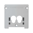 Couvercle latéral avec accès direct au câblage pour profilé aluminium Ofiblock Compact et Line grise claire Simon K45