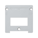 Side cover with direct access 1 connector with 3 poles for Ofiblock Compact-Line aluminium brackets light grey Simon K45