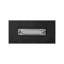 Conector SUB-D25 (Puerto paralelo) hembra con placa embellecedora grafito Simon K45