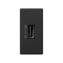 Chargeur 1,5 A 5V CC type A port USB graphite Simon K45