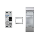 Diferencial de 25A y 30 mA de 3 elementos con placa embellecedora aluminio Simon K45