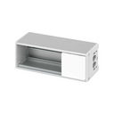 Aluminium bracket Ofiblock Compact for 2 elements white Simon K45