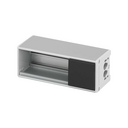 Aluminium bracket Ofiblock Compact for 2 elements graphite Simon K45