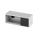 Aluminium bracket Ofiblock Line for 2 elements with 2 access points for rear wiring graphite Simon K45
