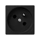Prise de courant française 16A 250V ~ avec dispositif de sécurité, voyant lumineux et connexion de borne à vis graphite Simon K45