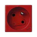 Prise de courant française 16A 250V ~ avec obturateur de sécurité, voyant et connexion de borne à vis rouge Simon K45