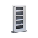 Metal mini-tower 5 heights and 1 side for 10 elements stainless steel Simon K45