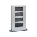 Metal mini-tower 4 heights and 1 side for 8 elements stainless steel Simon K45