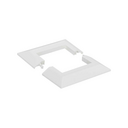 Ceiling trim for column with 1 side white Simon K45