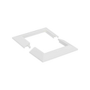 Ceiling trim for square column with 2 sides white Simon K45