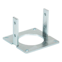 Floor attachment base for square mini columns with 2 sides stainless steel Simon K45