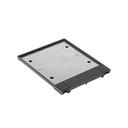 Hinged cover for adjustable floor box or service cover in concrete or raised floor for 6 elements graphite Simon 500 Cima