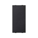 Blind cover of 1 double element graphite Simon Cima
