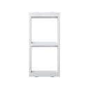 Adapter plate for 2 mechanisms Simon K45 with vertical clipping of 1 double element white Simon Cima