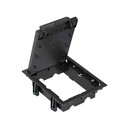 Inspection cover for 3 double modules for installation on pavement or technical floor in graphite Simon Cima