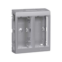 Customized surface wall box Cima Pro of 2 double elements aluminum Simon Cima Pro