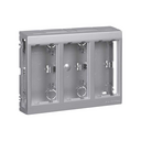 Customized surface wall box Cima Pro of 3 double elements aluminum Simon Cima Pro
