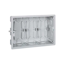 Flush-mounted housing Cima Pro of 3 double elements for flush-mounted wall frame Cima Pro of 3 double elements Simon Cima
