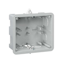 Flush-mounted box for CIMA Classic installation for 2 double positions when installed in a plasterboard wall Simon