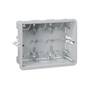 CIMA Classic flush-mounted box for flush installation of 3 double positions when installed in a drywall Simon
