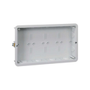 Flush-mounted housing Cima Classic for 4 double elements for wall with masonry partition Simon Cima