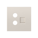 Couvercle pour TV+RJ45 (prise mixte) sable mat Simon 360