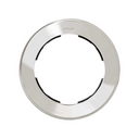 Frame round for 1 element chrome Simon 88