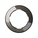 Frame round for 1 element steel Simon 88