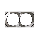 Frame square for 2 elements steel Simon 88