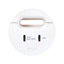 Kit Flash 60 consisting of USB charger Type C 100W (distributed in 65+30W if connected at the same time) and grommet (cable outlet) white Simon 400