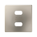 Placa para cargador USB 2 conectores 5Vdc 2.1A tipo A cava Simon 82