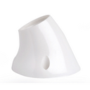 Porta-lâmpadas em termoplástico de encaixe curvado para E-27, em branco, da
