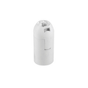 Porta-lâmpadas em termoplástico liso para E-14, em branco, da